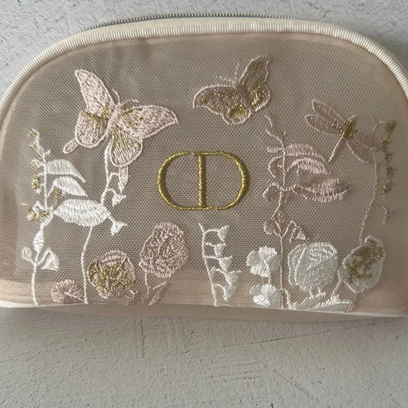 Dior Beauty Butterfly Embroidered Cosmetic Bag - Picture 5 of 10